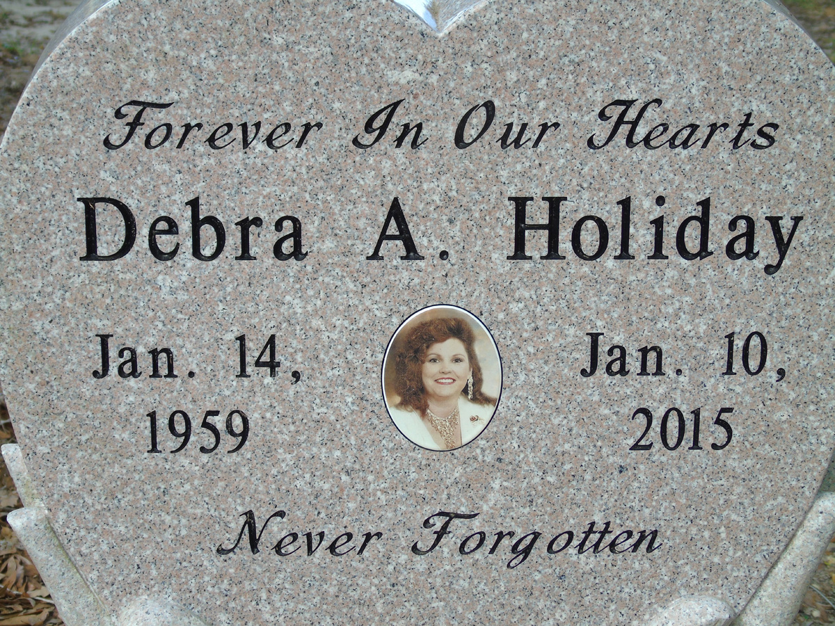 Headstone for Holiday, Debra A